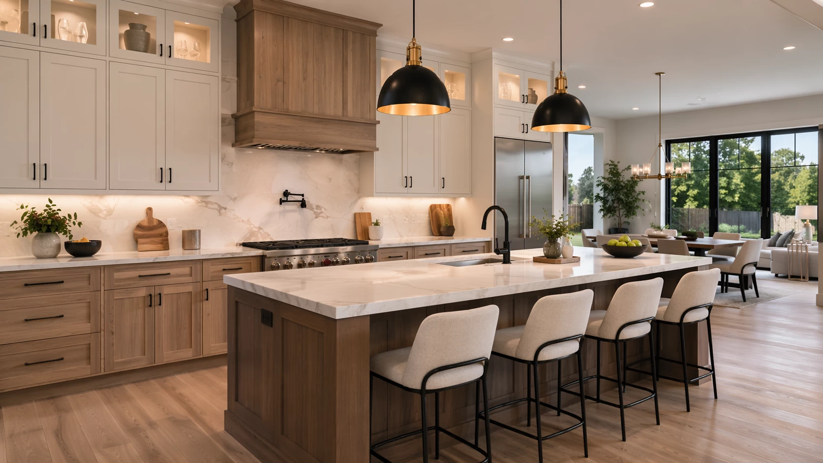 Custom cabinet doors and kitchen remodeling background